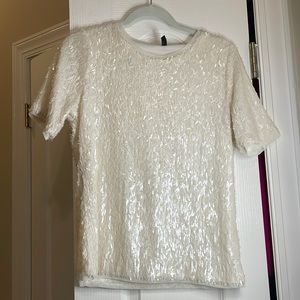 LOFT sequin t-shirt